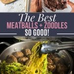 the best meatballs and zoodles recipe