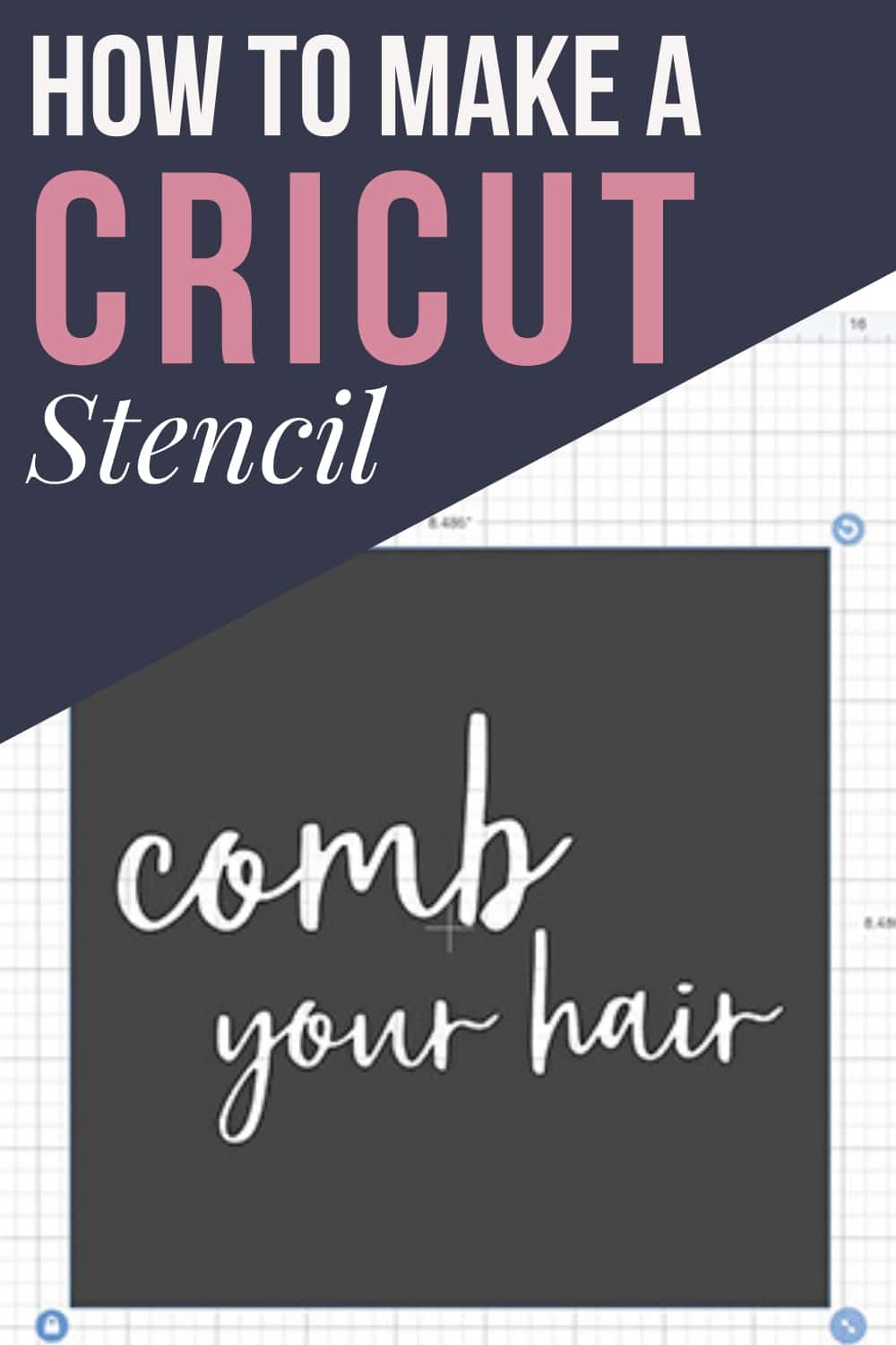 how to make a cricut stencil