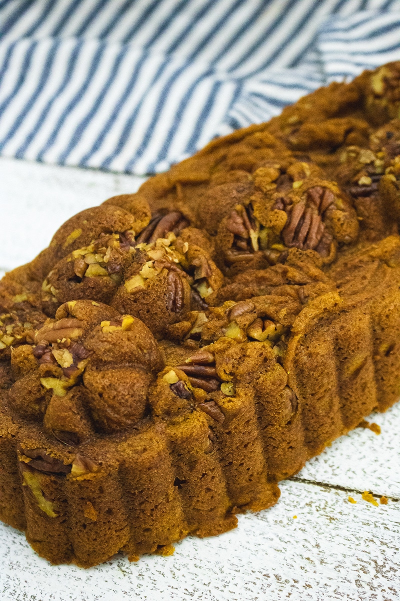 deliciously moist and tasty pumpkin pecan bread