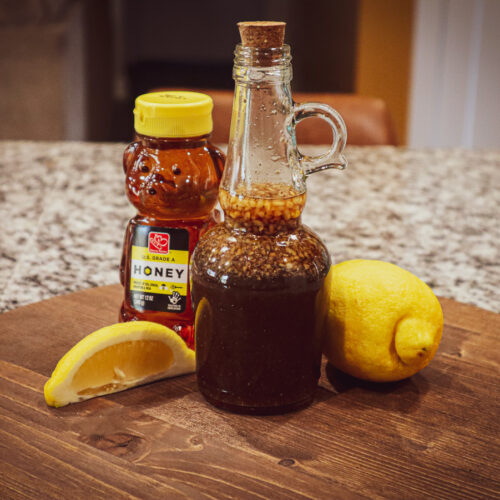 Honey garlic lemon pepper sauce