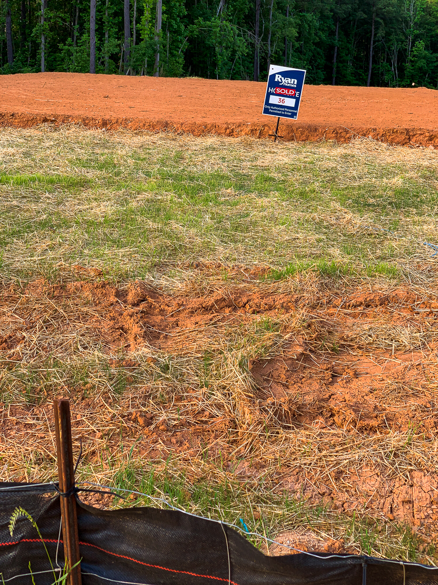 our ryan homes homesite