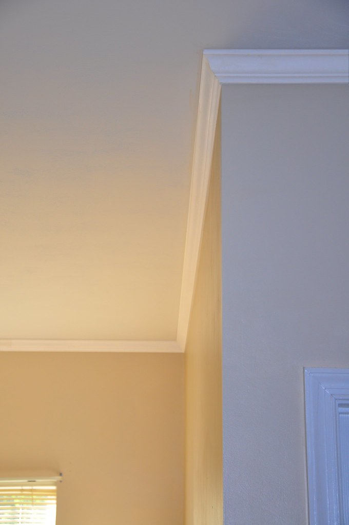 crown molding in room