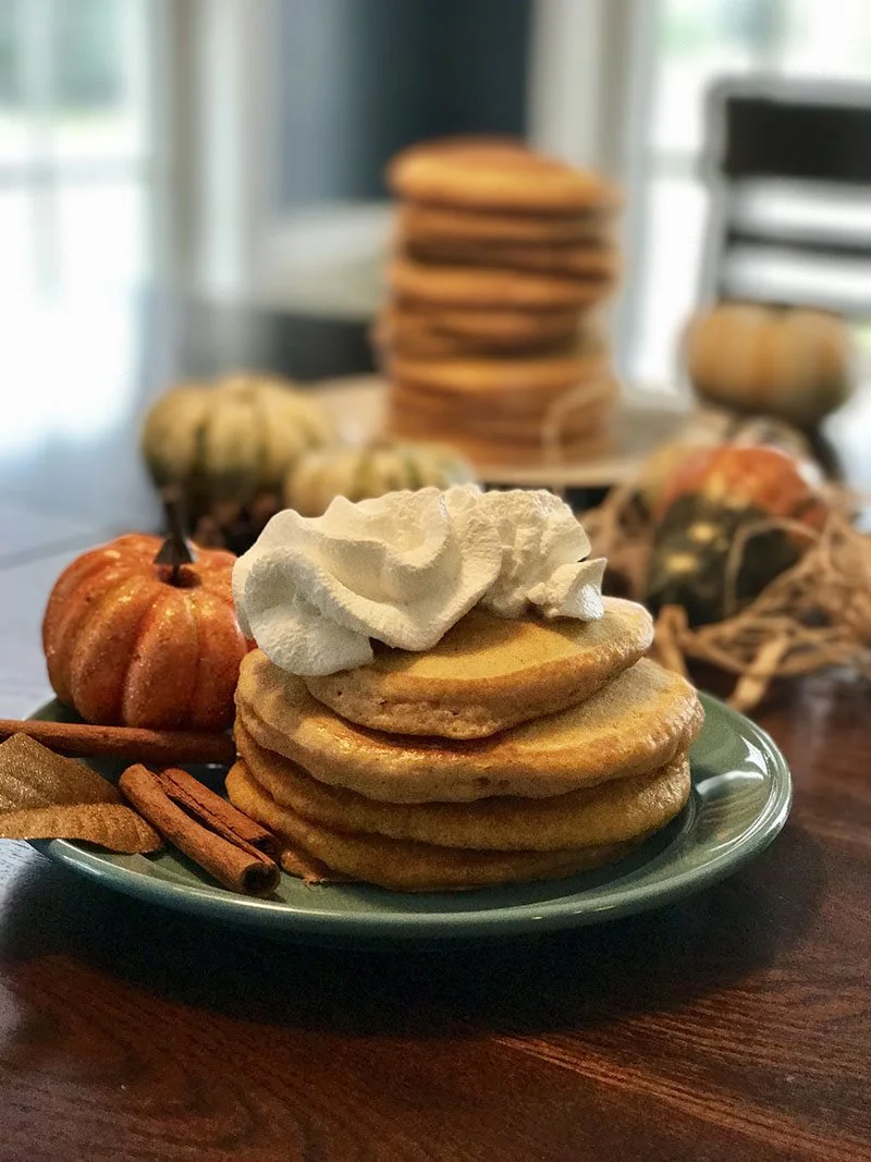 Pumpkin pancakes