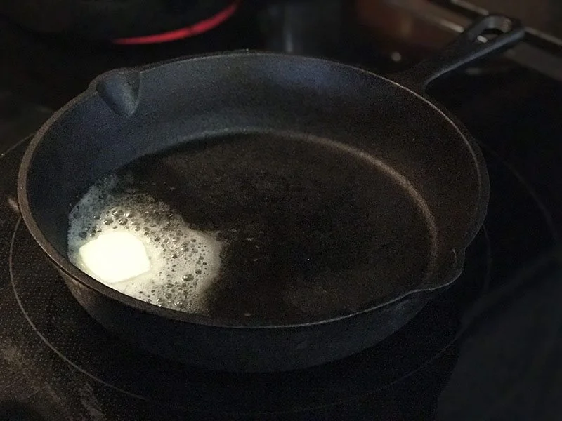 lemon blueberry dutch baby pancake22 | Kenya Rae How To Season a Cast Iron Skillet
