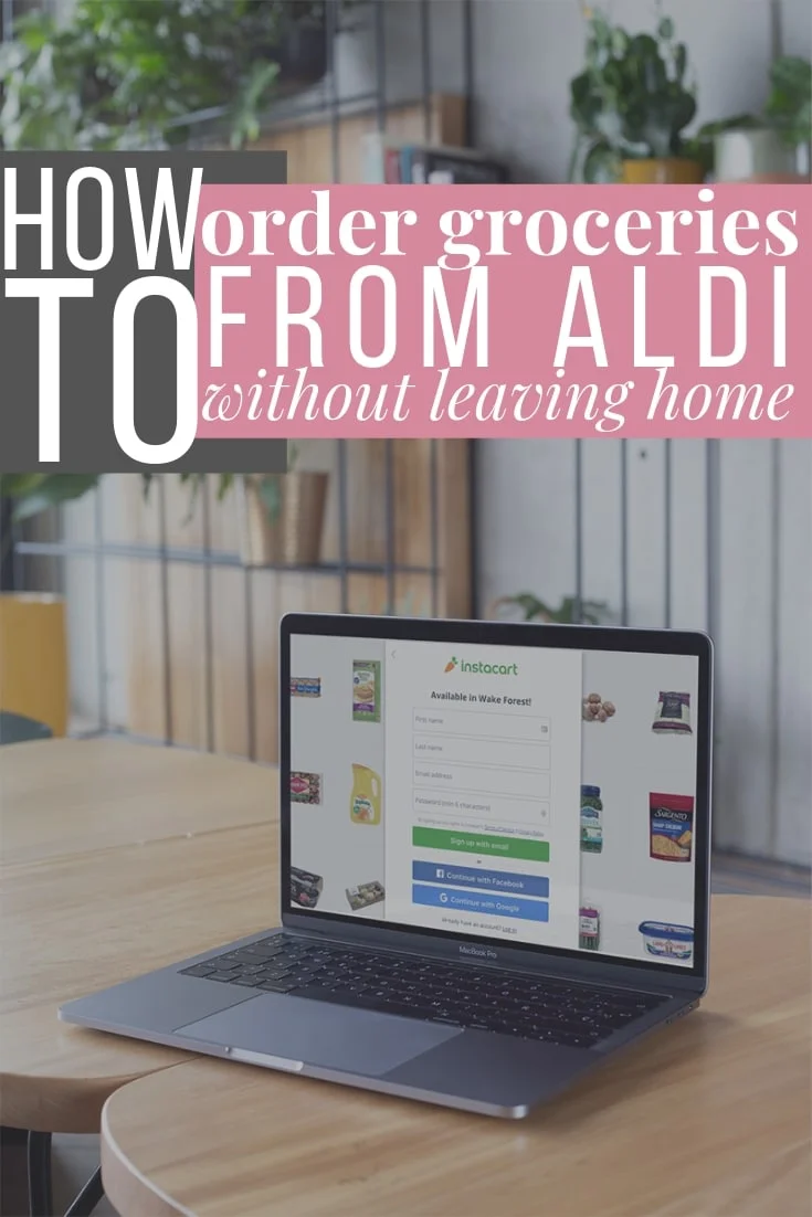 order groceries aldi instacart pinnable | Kenya Rae order groceries aldi home delivery with instacart