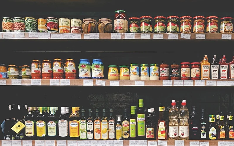 save time and money on grocery shopping 2 | Kenya Rae Looking above and below eye level in the grocery store