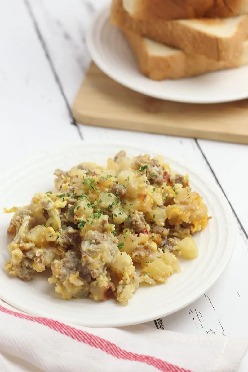sausage scramble skillet casserole