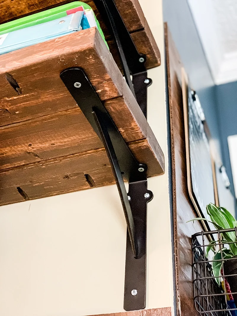 underside of shelves