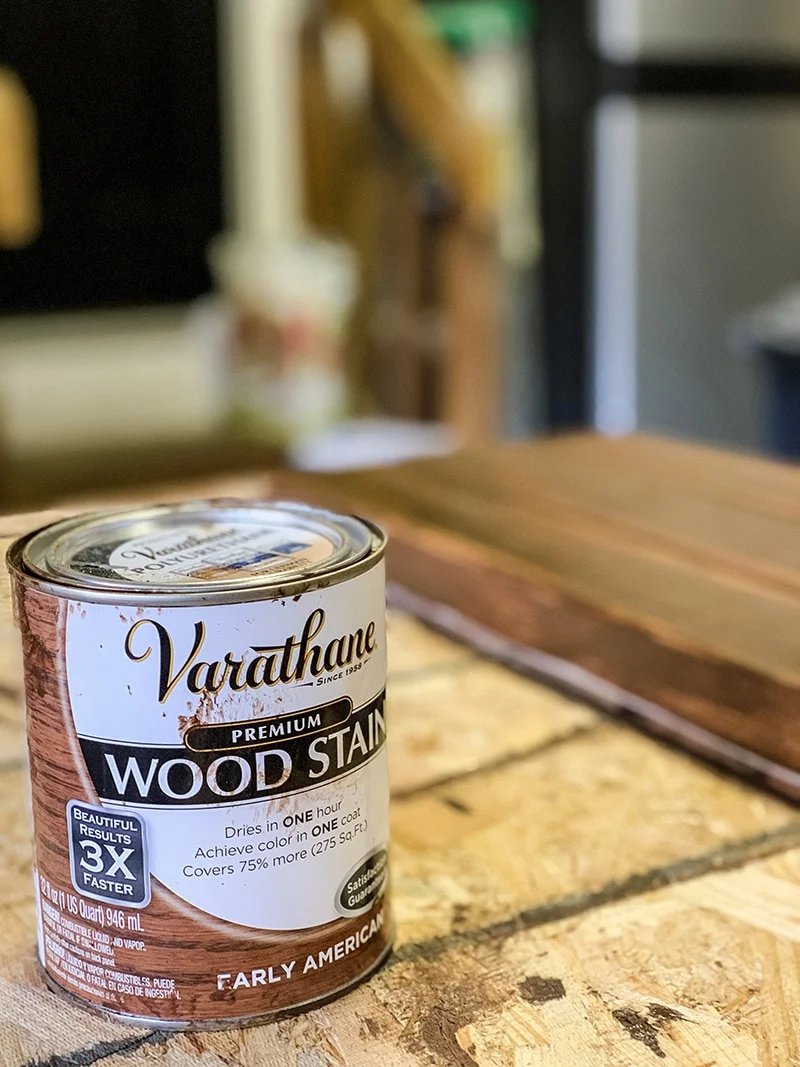 early american stain for simple shelves