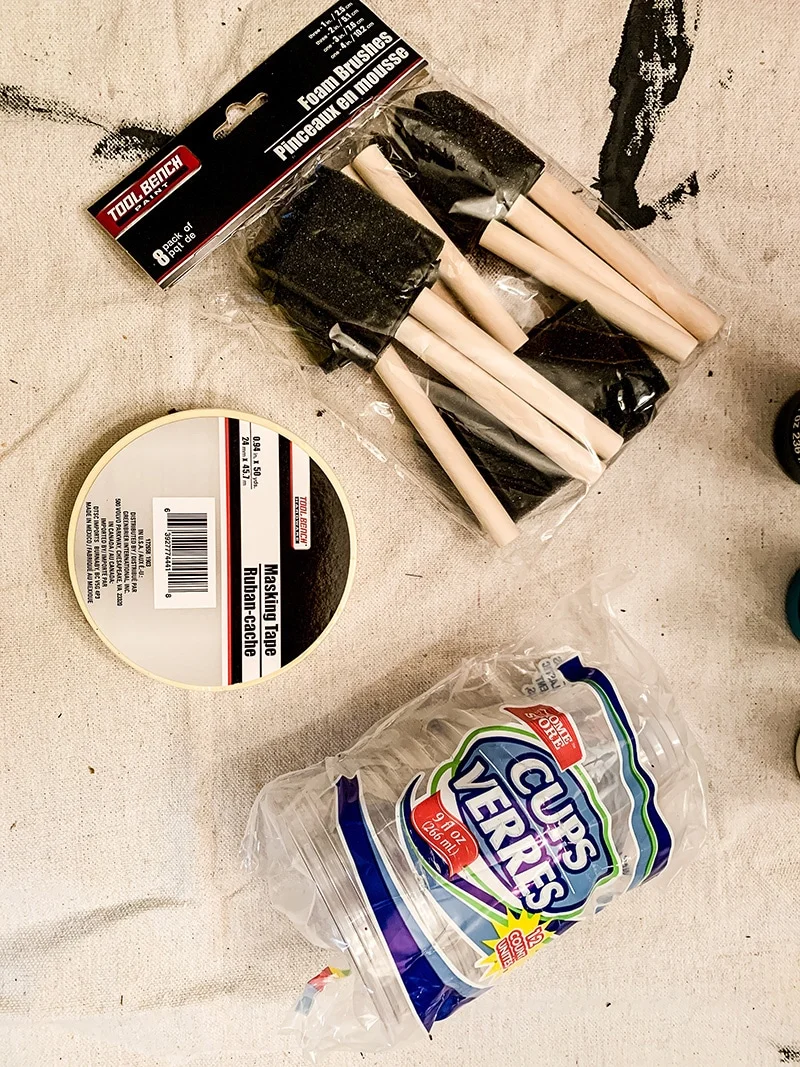materials needed to paint your pumpkins