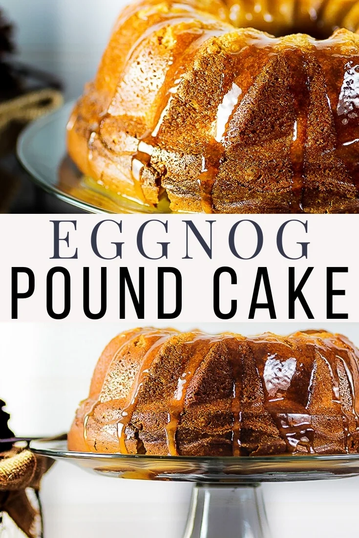 eggnog pound cake pinnable