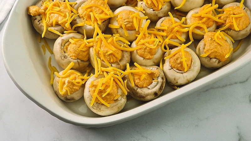 stuffed mushrooms before baking